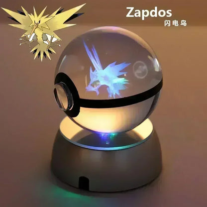 Kristall Pokeball mit 3D Effekt Realxo Mewtu Pikachu uvm. kaufen