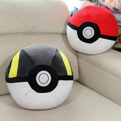 Grand Coussin en Peluche Pokéball - 30 cm