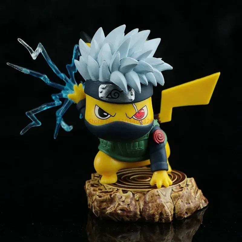 Figurines Pikachu Naruto : Obito, Madara, Kakashi & Sasuke