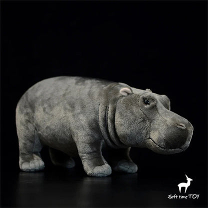 Doudou Hippo Gris - Compagnon Doux et Réconfortant