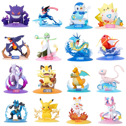 Collection de Figurines Pokémon - Pikachu, Mewtwo, Gardevoir, Sylveon et Plus!