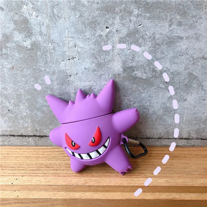 Coque 3D Gengar pour AirPods - Style et Protection Pokémon