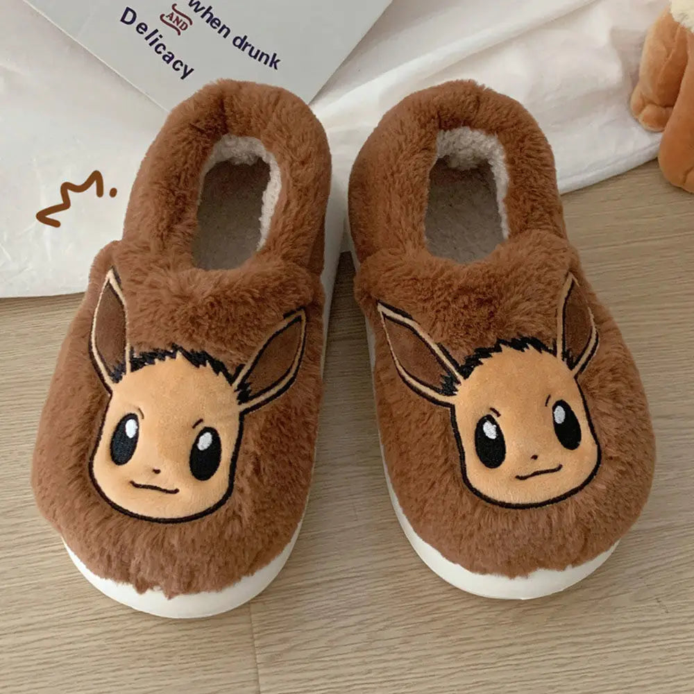 Chaussons Pokémon Évoli, Bisasam et Pikachu pour Enfants