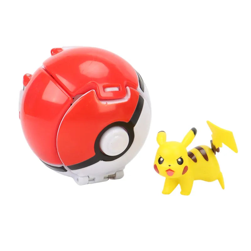 Starter Pokemon Figuren mit Poke Ball