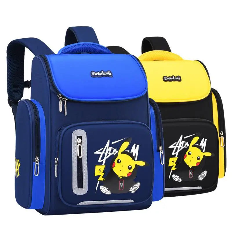 Sac à dos Pokémon Pikachu bleu ou jaune pour enfants