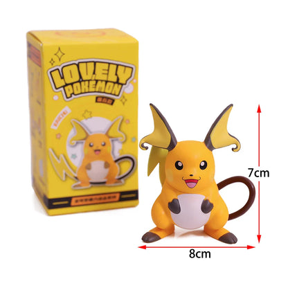 Figurines Kawaii Pokémon - Collection Pikachu, Raichu, Mimigwe, Togedemaru et Pichu