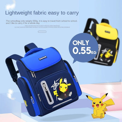 Sac à dos Pokémon Pikachu bleu ou jaune pour enfants