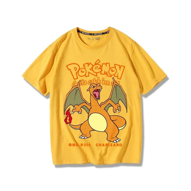 T-shirt d'été Pikachu à manches courtes