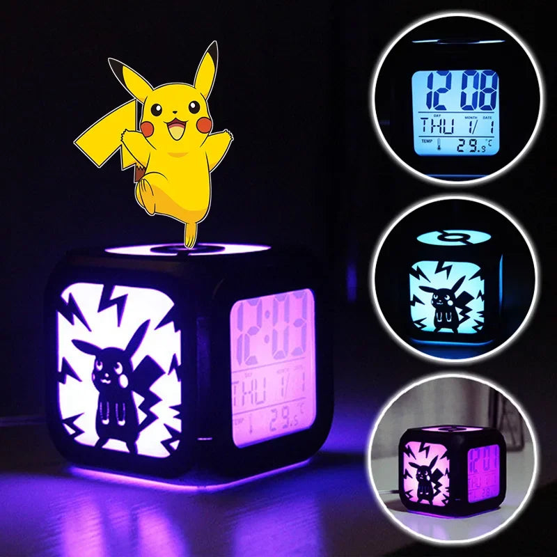 Réveil LED Pikachu Pokémon : Éveillez la Magie de Vos Matins