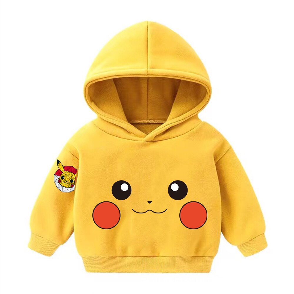 Sweat à Capuche Pokémon Confortable pour Enfants