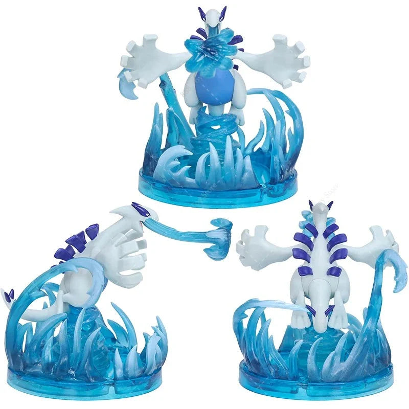 Ensemble de Figurines Pokémon : Ho-Oh, Lugia, Blitza, Nebulak et Gengar