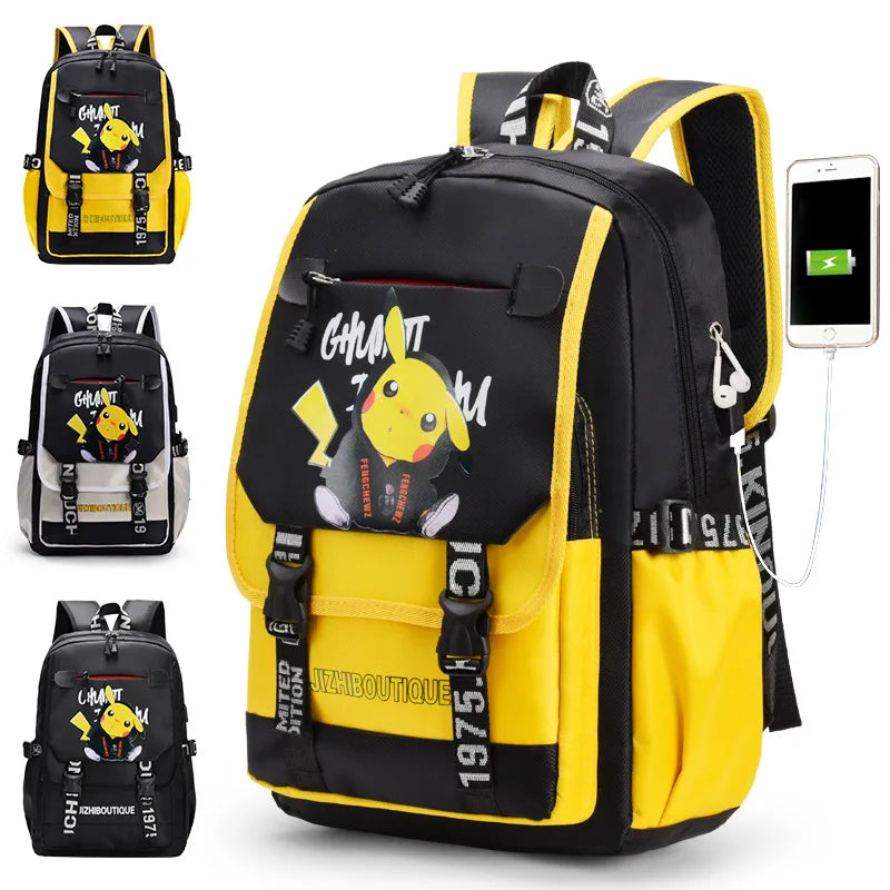 Sac à dos multifonctionnel Pikachu pour enfants