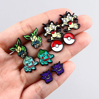 Boucles d'oreilles Pokémon uniques pour fans