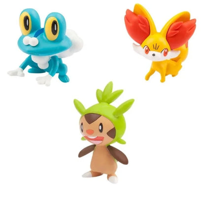 Tomy WCT Pokemon Figuren Pikachu Piplup Vulpix Meowth Cubone Marshadow Axew Keldeo ca. 4cm