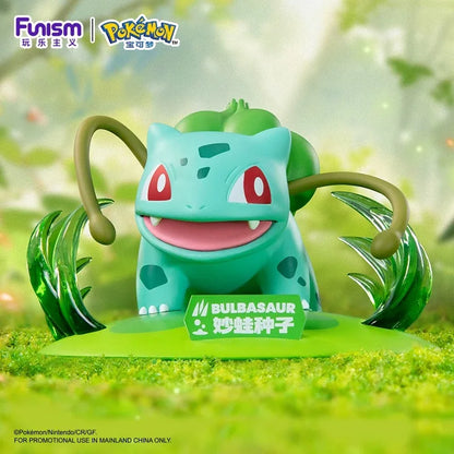 Figurines Colorées des Starter-Pokémon Glumanda, Schiggy et Bisasam (12-14 cm)