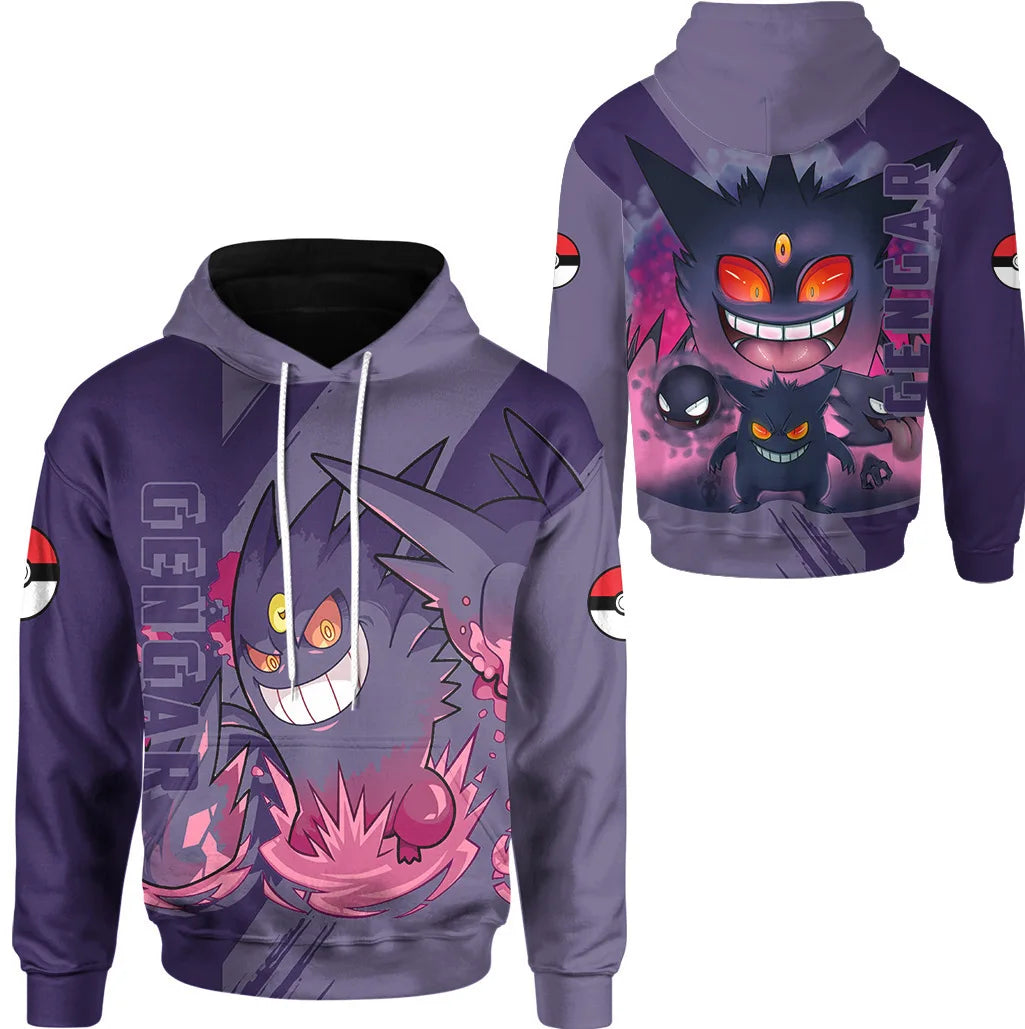 Gengar, Mewtu, Bisasam oder Greninja Hoodie kaufen