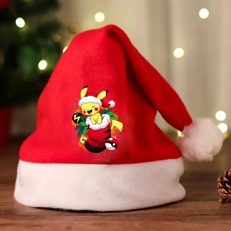 Chapeau de Noël Pikachu ou Pokémon Festif