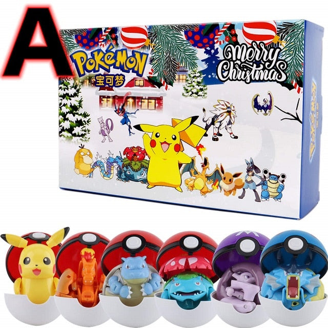 Pokémon 6-teiliges Pokeball Weihnachts Set kaufen