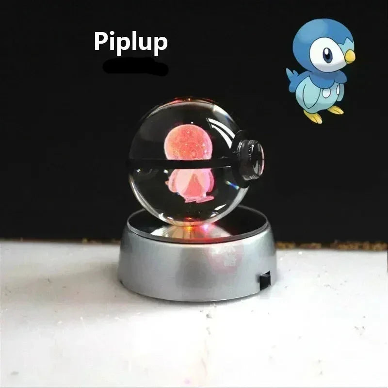 Kristall Pokeball mit 3D Effekt Realxo Mewtu Pikachu uvm. kaufen