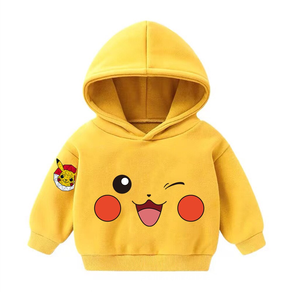 Sweat à Capuche Pokémon Confortable pour Enfants