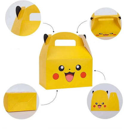 Boîtes de cadeau Pokémon Pummeluff et Pikachu - 8 pièces élégantes