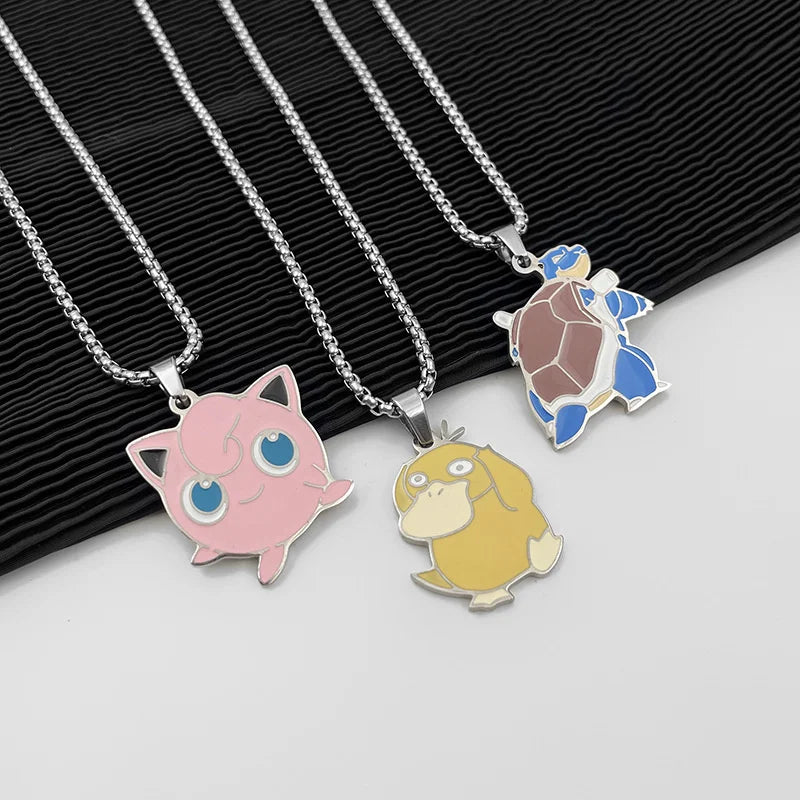 Collier en Argent Pokémon avec Pendentifs Personnalisables