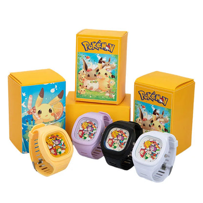 Montres Pokémon Colorées pour Enfants - Apprendre l'Heure avec Style