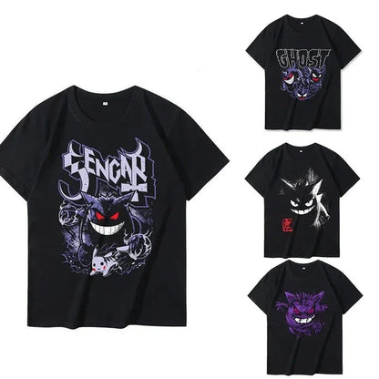 T-shirt d'été Gengar pour fans de Pokémon