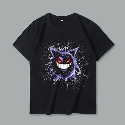 T-shirt d'été Gengar pour fans de Pokémon