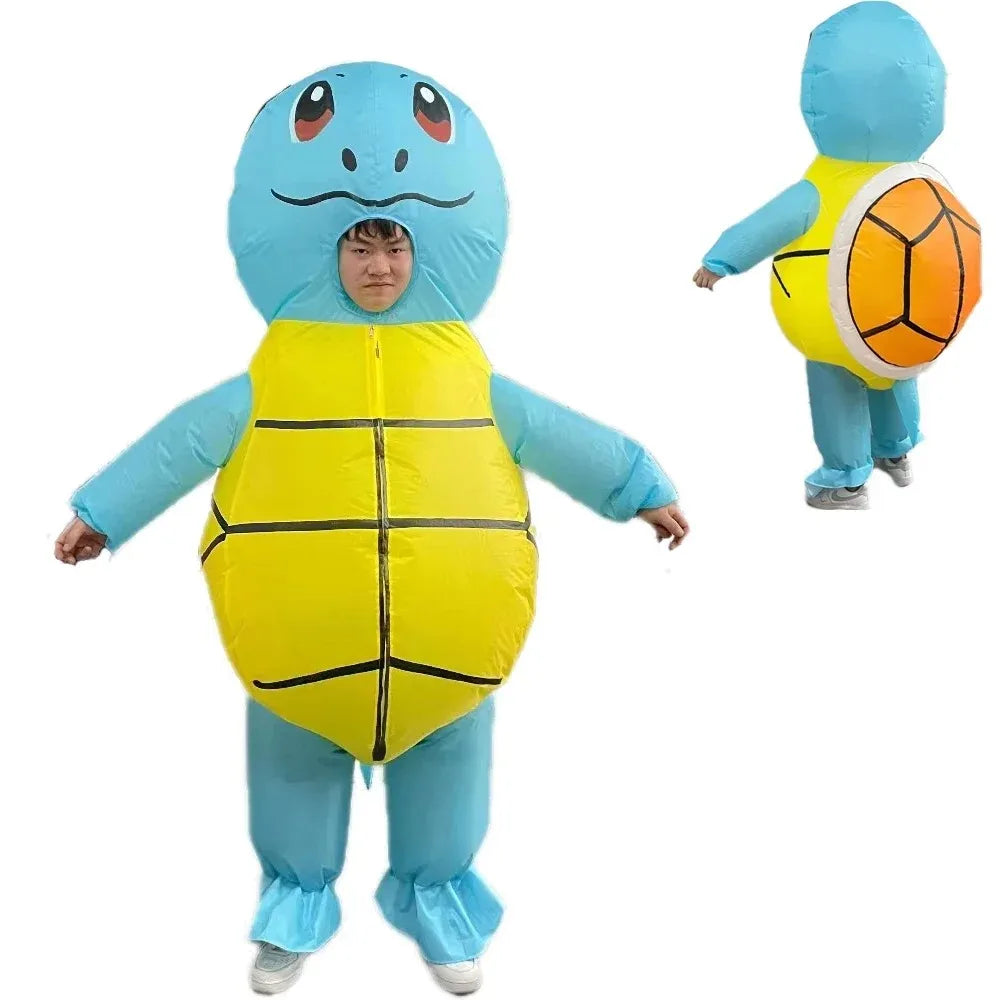 Costume Gonflable Schiggy Pokémon pour Événements Cosplay