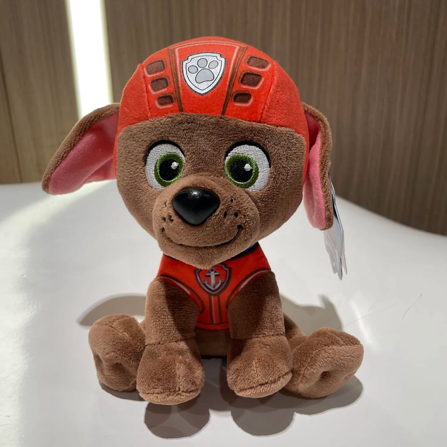 Peluche Pat Patrouille 25 cm - Zuma le Chiot Héros