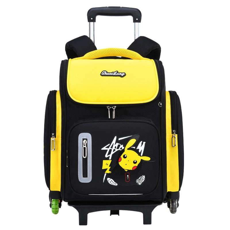 Rucksack-Trolley Pokémon 2 en 1 avec Pikachu – Style et Praticité !