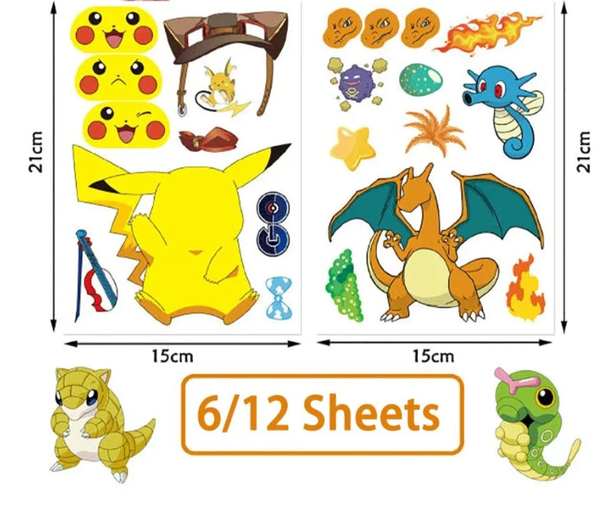 Puzzle Autocollant Pokémon - Créez et Personnalisez Votre Univers Pokémon