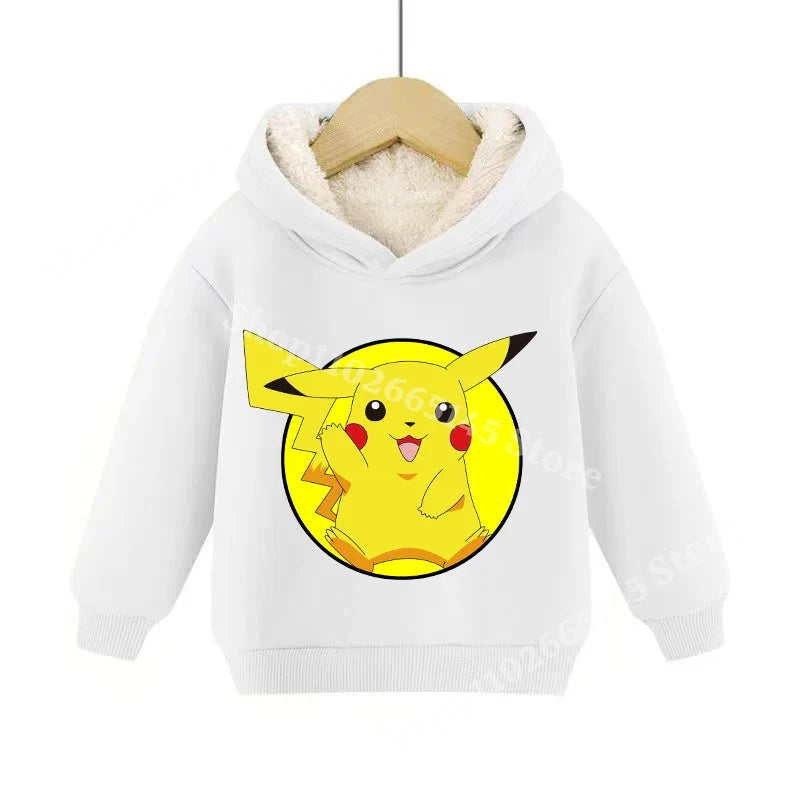 Pullies Hoodies Enfants Pokémon Douillets et Colorés