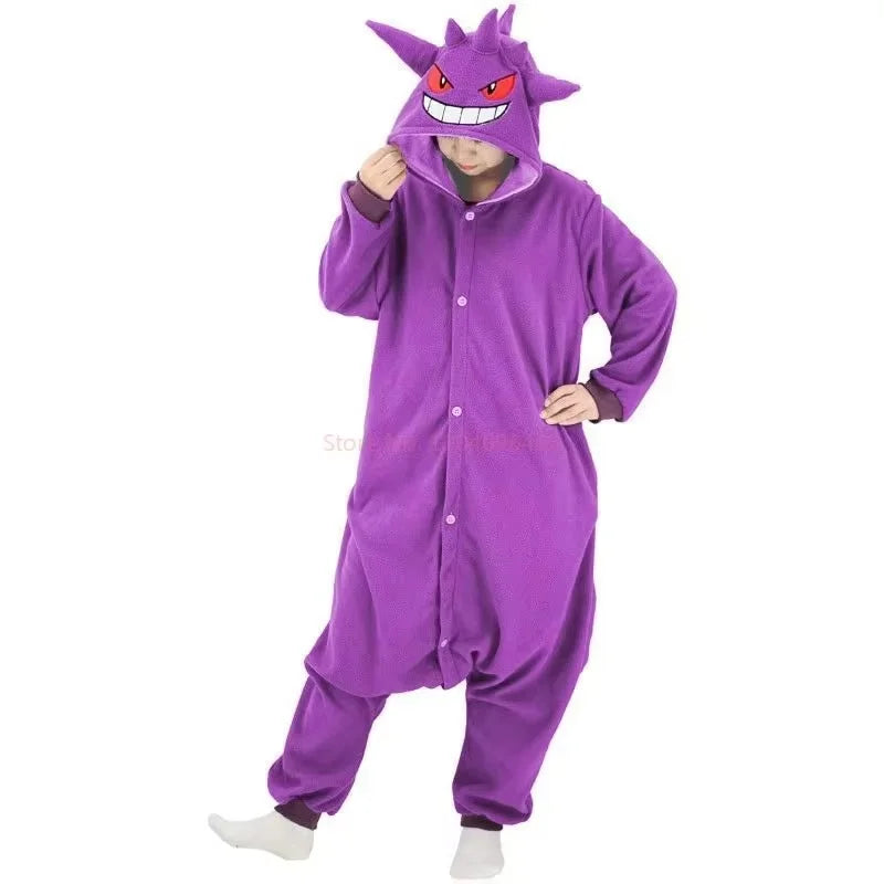 Costume Onesie Pokémon Gengar ou Pummeluff pour Tous Âges