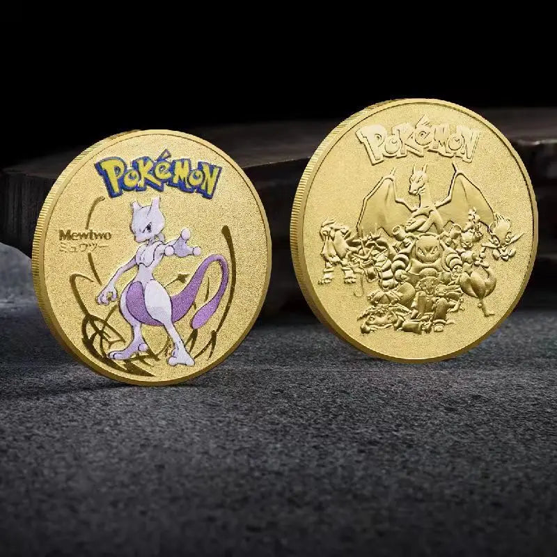 Ensemble Exclusif de 8 Münzen Pokémon pour Collectionneurs