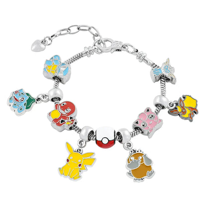 Bracelet Charmant Pokémon Anime avec Pendentifs Kawai