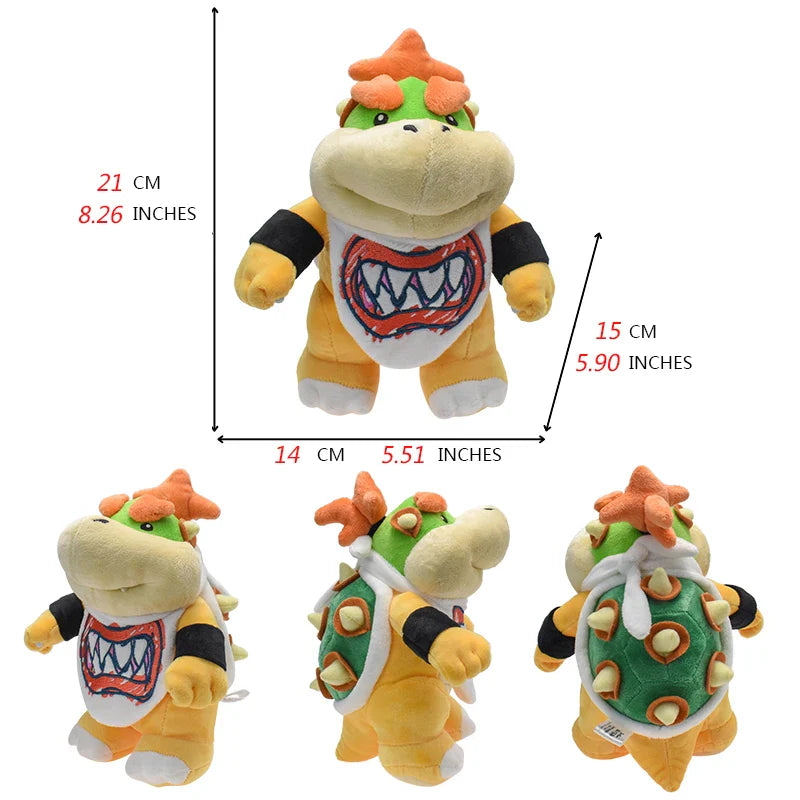 Peluche Bowser Junior - Compagnon Magique de 20 cm