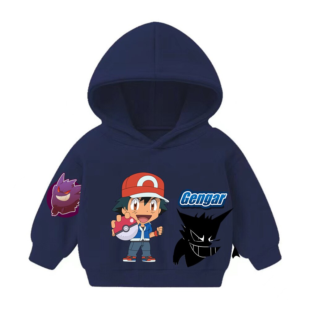 Sweat à Capuche Pokémon Confortable pour Enfants