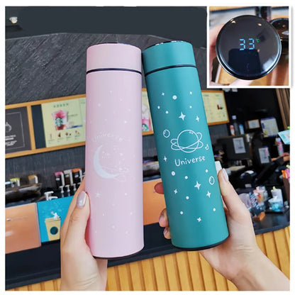 Gourde Thermos Céleste avec Écran LED