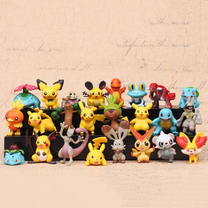 Collection de 24 Figurines Pokémon en PVC