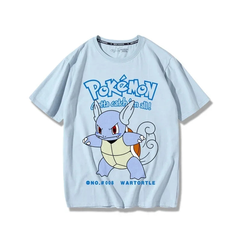 T-shirt d'été Pikachu à manches courtes