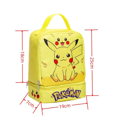 Tragbare Pokemon Pikachu Lunchbox Bento Tasche für Kinder