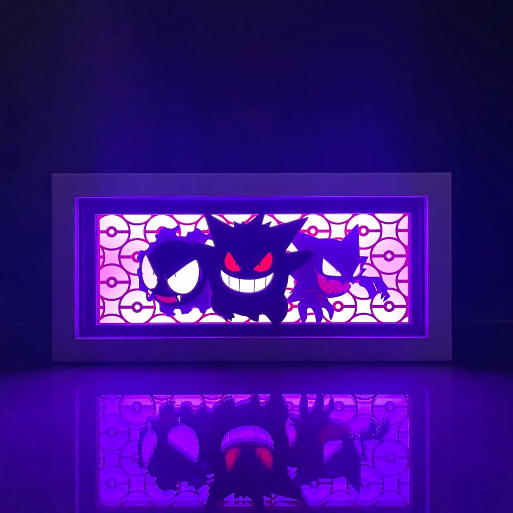 Lampe LED Pokémon : Gengar, Pikachu ou Mewtu