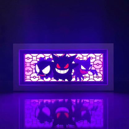 Lampe LED Pokémon : Gengar, Pikachu ou Mewtu