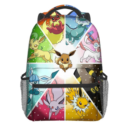 Sac à Dos Pokémon Pikachu, Evoli et Gengar