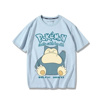 T-shirt d'été Pikachu à manches courtes