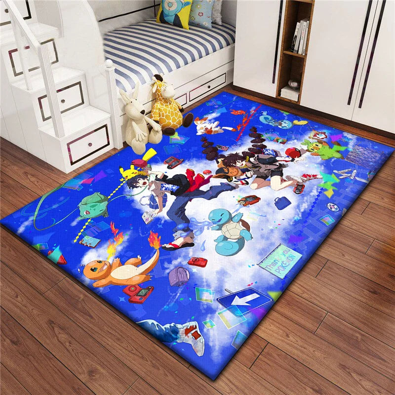 Tapis Pokémon - Styles et Tailles Variés pour une Décoration Unique