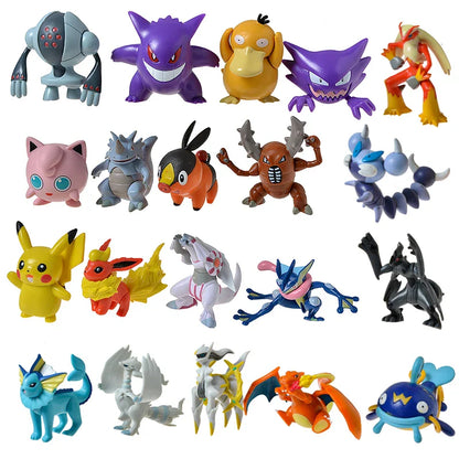 Lot de 20 Grandes Figurines Pokémon Collection 8-10 cm