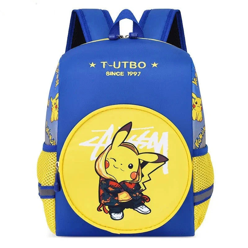 Sac à dos Pikachu bleu et jaune pour enfants